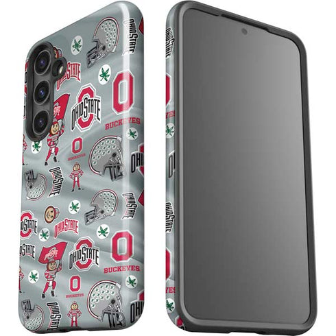 Ohio State University Pattern Galaxy S24 Plus Impact Case